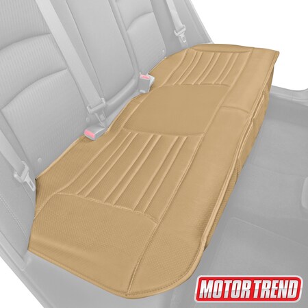 Motor Trend Pu Leather Rear Bench Seat Cushion/Beige MTSC-421-BG